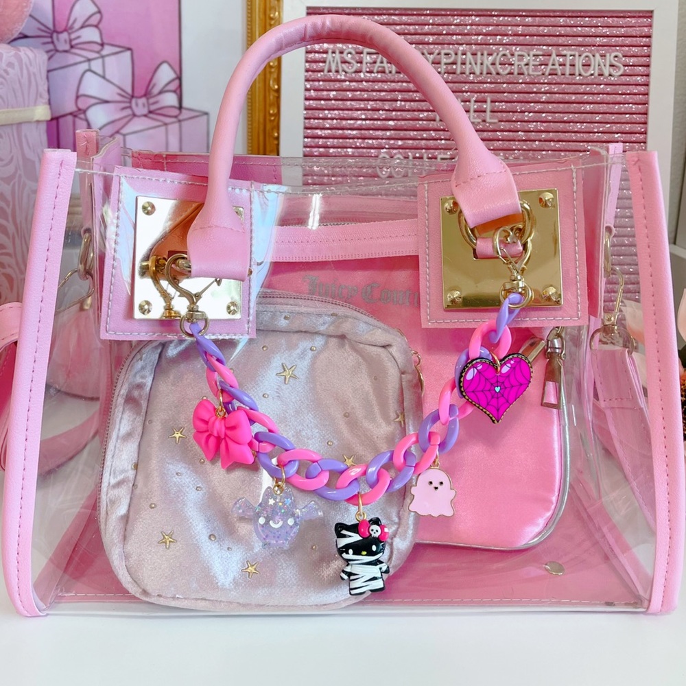 Handmade hello kitty mummy purse chain
